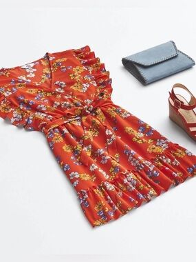 Jack by BB Dakota Floral Print Mini Dress